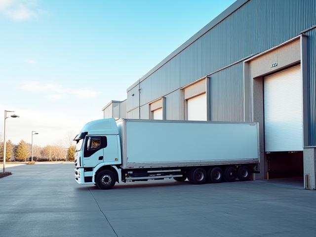 Secure loading docks with fleet vehicles